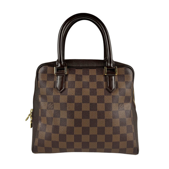 Louis Vuitton Ebene Canvas Damier Handbag Brera Brown - Picture 1 of 5